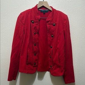 Tommy Hilfiger Elegant Red Women's Jacket, Size M